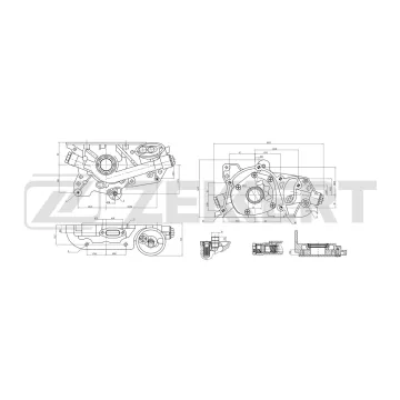 Насос масляный Opel Astra G 98- Vectra A B 92- Omega B 94- Calibra 94-