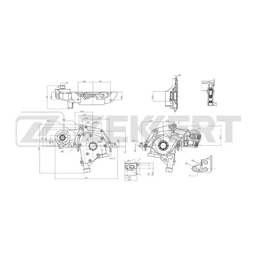 Насос масляный Opel Combo С D 12- Fiat Punto (188_) 01- Panda (169_) 10- Siena (178_ 172_ 372_