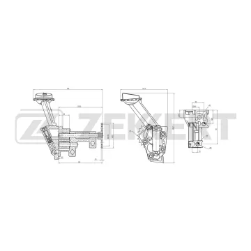 Насос масляный Renault Logan I II 06- Duster 11- Megane II-IV 03- Peugeot Partner 96- 206 98-