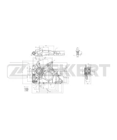 Насос масляный Toyota Camry (V10 V20) 82- Corolla (E100) 92- Avensis (T220) 97- Caldina (T190 T
