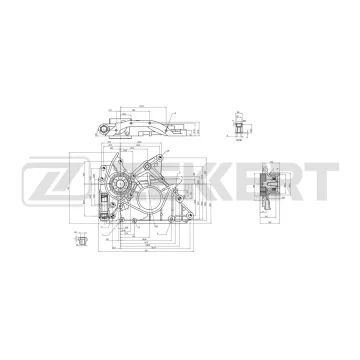 Насос масляный Toyota Camry (V10 V20) 82- Corolla (E100) 92- Avensis (T220) 97- Caldina (T190 T