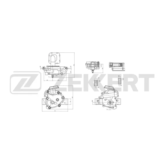 Насос масляный Toyota RAV 4 (A20 A30) 03- Camry (XV30 XV40) 01- Avensis (T250) 03- Previa (R50)