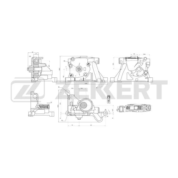 Насос масляный VW Passat V 96- Audi A6 II 97- A4 97- Skoda Superb (3U4) 02-