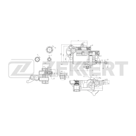 Насос масляный VW Passat VI 05- Tiguan 07- Golf V 04- Jetta III IV 05- Audi A3 II 04- TT II 06