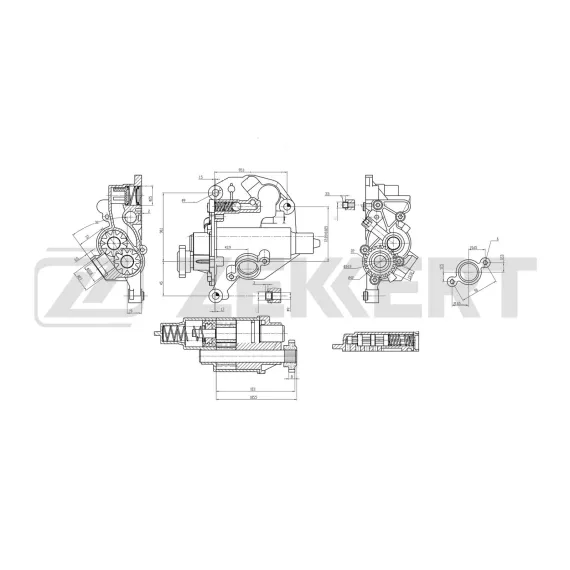 Насос масляный VW Passat VI VII 05- Tiguan 07- Golf VI 09- Jetta IV 10- Audi A6 IV 11- A4 IV 0