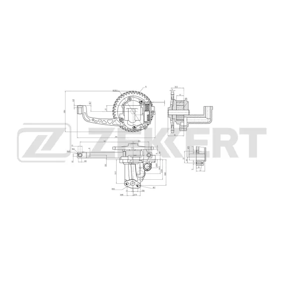 Насос масляный VW Touareg 03- Transporter V 03- Multivan V 03-