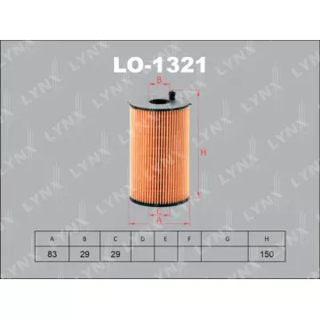 Фильтр масляный CITROEN C5 / C6 2.7D 05> JAGUAR S-Type 2.7D 04-07 / XF 2.7D 08> / XJ 2.7D 05-09 LA
