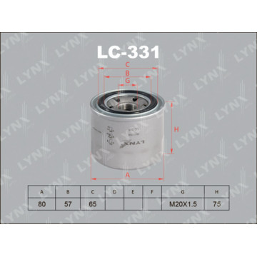Фильтр масляный HYUNDAI Accent 1.3-1.6 94> / Elantra 1.6-2.0 00> / Getz 1.3-1.6 02> / H-1 2.4 97> /