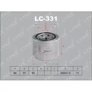 Фильтр масляный HYUNDAI Accent 1.3-1.6 94> / Elantra 1.6-2.0 00> / Getz 1.3-1.6 02> / H-1 2.4 97> /