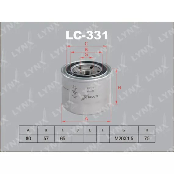 Фильтр масляный HYUNDAI Accent 1.3-1.6 94> / Elantra 1.6-2.0 00> / Getz 1.3-1.6 02> / H-1 2.4 97> /
