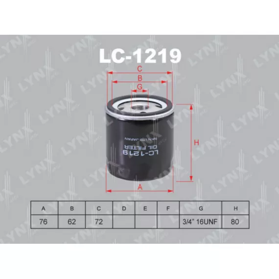 Фильтр масляный JEEP Cherokee 2.4 01-08 / Wrangler 2.4-3.8 02-08 CHRYSLER PT Cruiser 2.0-2.4 00-10