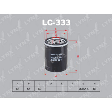 Фильтр масляный MITSUBISHI Colt 1.1-1.5 04-12 / Lancer 1.5 08> SMART Forfour 1.1-1.5 04-06