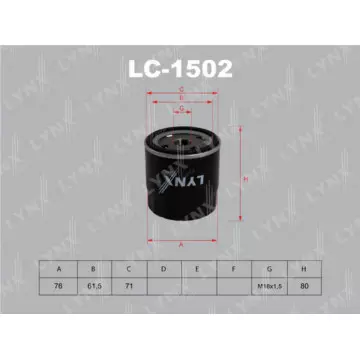 Фильтр масляный OPEL Astra G/H 1.6-2.0 00> / Vectra B/C 1.6-1.8 95> / Omega B 2.2 99-03/Corsa C 1.4-