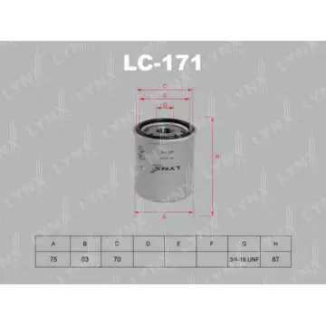 Фильтр масляный TOYOTA Camry 2.5 >91/3.0 91> / Corolla 1.4D 04> / Land Cruiser 100 4.7 98> / Prado 2
