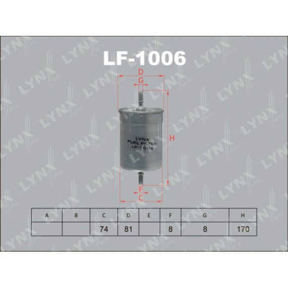 Фильтр топливный Audi A3 1.6-1.8 96> / A4 1.6-3.0 00-04/TT 1.8 98-06/3.2 >06/A8 3.0-6.0 03-10 SKODA