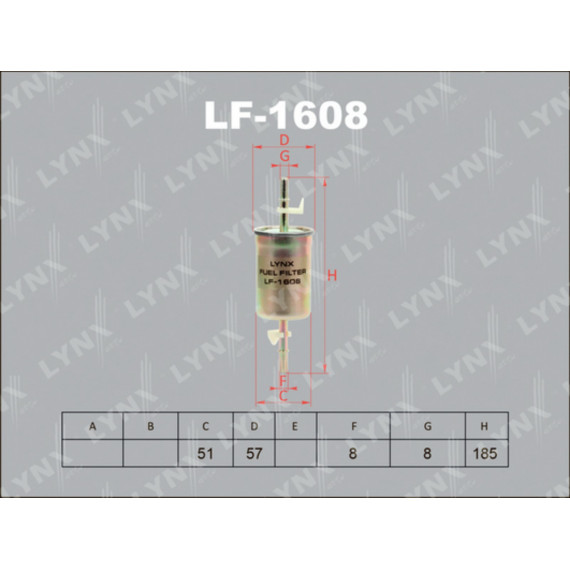 Фильтр топливный FORD Focus I 1.4-2.0 98-04 / II 2.0 04> MAZDA 3(BK) 1.4-2.3T 03> VOLVO C30 1.6-2.
