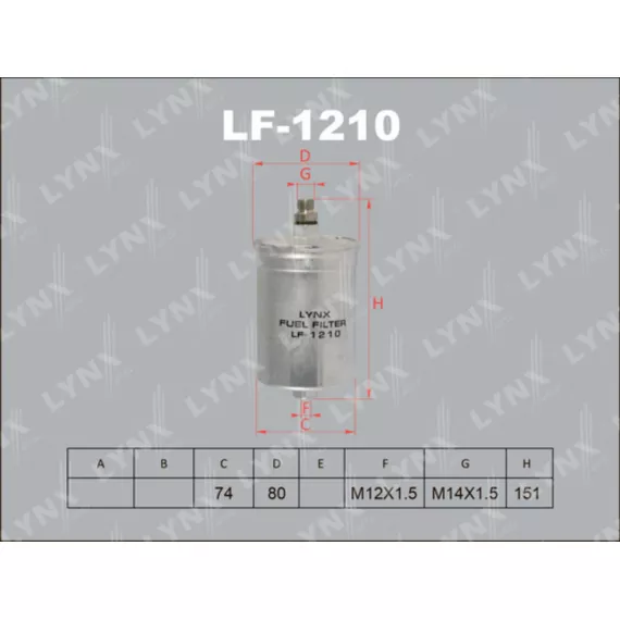 Фильтр топливный MERCEDES-BENZ C180-280(W202) 93-00/E200-320 >93/E200-320(W124) 93-95/190(W201) 1.8-
