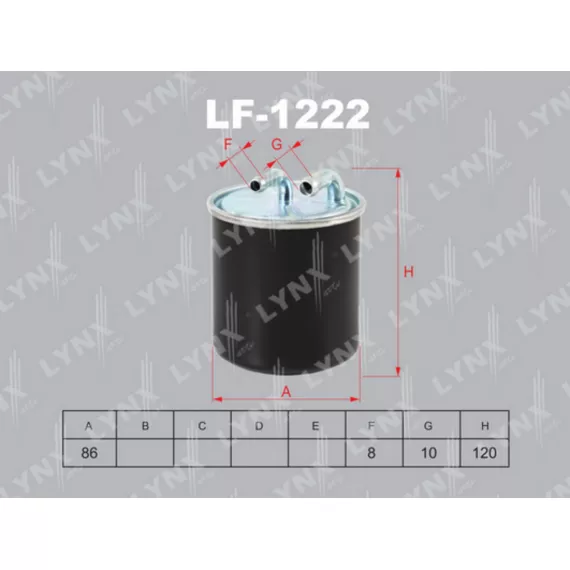 Фильтр топливный MERCEDES-BENZ C200D-350D(W203/W204) 00> / E200D-420D(W211) 02-08 / G320D(W463) 06>