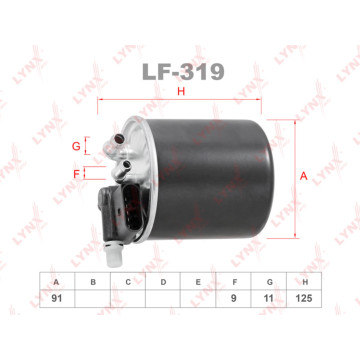 Фильтр топливный MERCEDES-BENZ S350D(W221-222) 11-17 / R350d(W251) 10-14 / ML350D(W164-166) 10>/ GLA