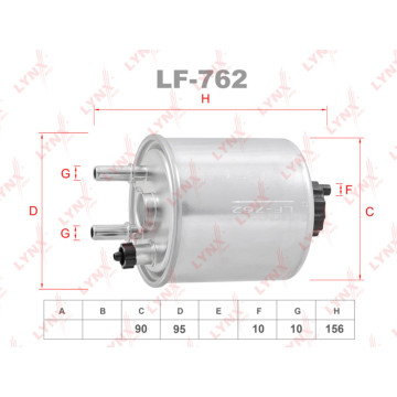 Фильтр топливный RENAULT Kangoo II 08-16 1.5 dCi / Laguna III 07-15 1.5 dCi-3.0 dCi / Twingo II 08-1