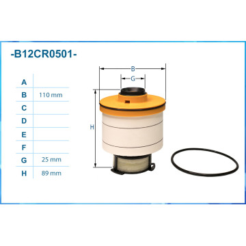 Фильтр топливный TOYOTA Fortuner/Hilux VIII