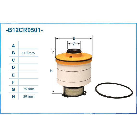 Фильтр топливный TOYOTA Fortuner/Hilux VIII
