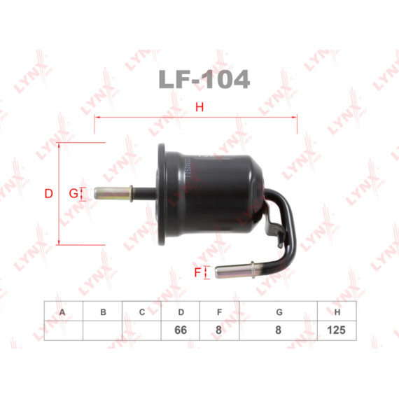 Фильтр топливный VW Multuvan V 1.9d-2.0d 06> / Transporter V-VI 1.9d-2.5d 03>