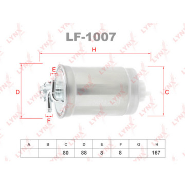 Фильтр топливный VW Sharan 1.9D-2.0D 95-10 FORD Galaxy 1.9D 95-06
