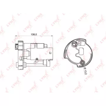 Фильтр топливный погружной HYUNDAI Accent(MC) 1.4-1.6 05-10 KIA Rio II 1.4-1.6 05>