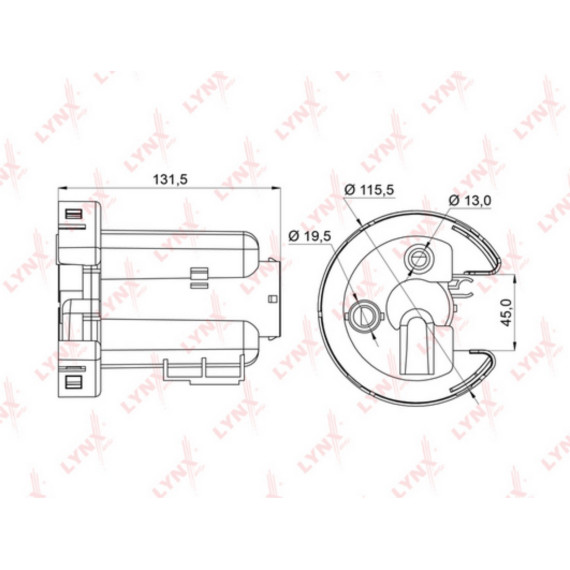 Фильтр топливный погружной HYUNDAI Accent(MC) Turkey 1.4-1.6 06> / Verna(MC) 1.4-1.6 06>