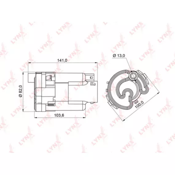 Фильтр топливный погружной HYUNDAI Getz(TB) 1.1-1.6 02-06