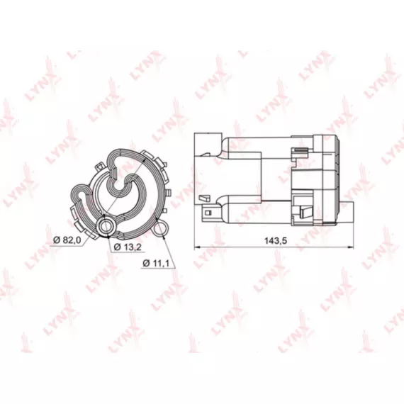 Фильтр топливный погружной HYUNDAI Santa Fe(SM_) 2.0-2.7 01-06
