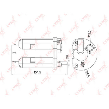 Фильтр топливный погружной HYUNDAI Sonata(NF) 2.0-3.3 05>
