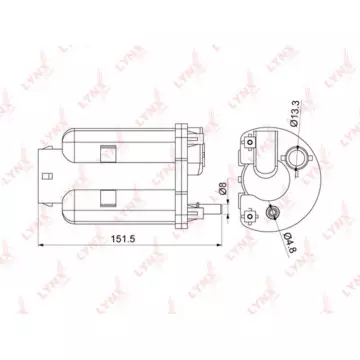 Фильтр топливный погружной HYUNDAI Sonata(NF) 2.0-3.3 05>