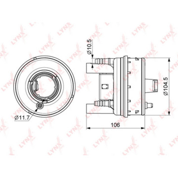 Фильтр топливный погружной LADA Largus 1.6 12> RENAULT Logan 1.2-1.6 04> / Duster 1.6 10> / Sandero
