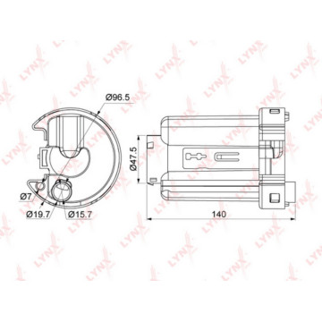 Фильтр топливный погружной MAZDA 323(BJ) 1.4-2.0 98-04 / Premcy(CP) 1.9-2.0 99-05