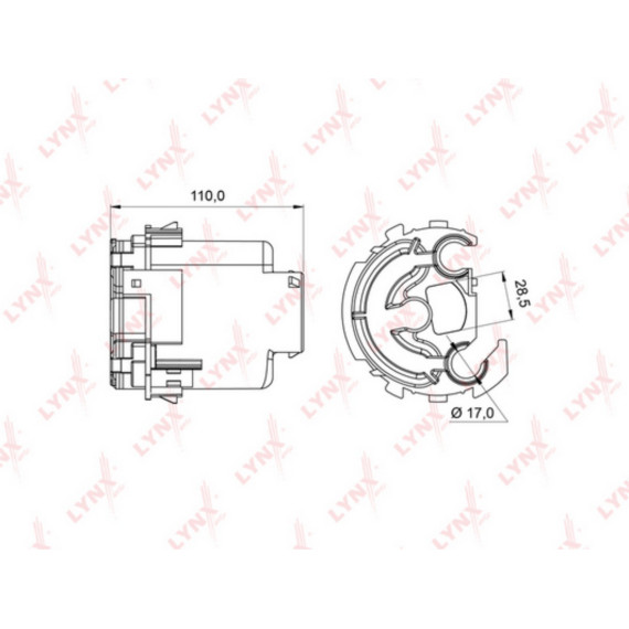 Фильтр топливный погружной MITSUBISHI Carisma 1.3-1.8 99-06 / Space Star 1.3-1.8 98-04