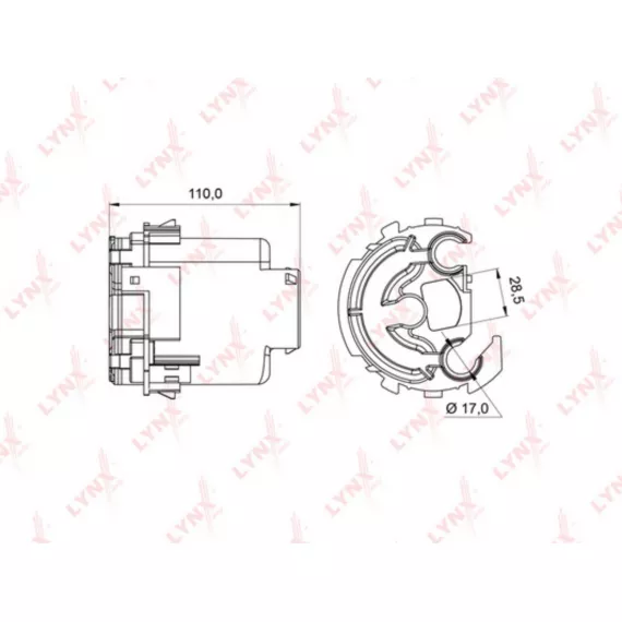 Фильтр топливный погружной MITSUBISHI Carisma 1.3-1.8 99-06 / Space Star 1.3-1.8 98-04