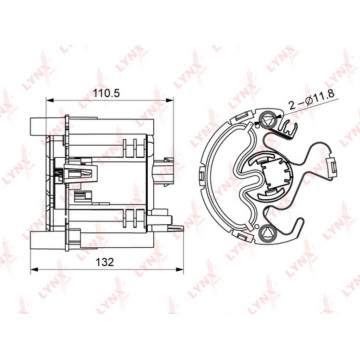 Фильтр топливный погружной TOYOTA 4 Runner 4.0-4.7 USA 02-09 LEXUS GX470 USA 01-09
