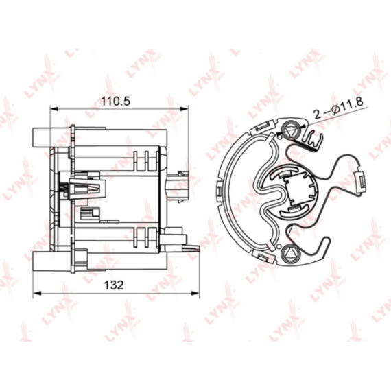 Фильтр топливный погружной TOYOTA 4 Runner 4.0-4.7 USA 02-09 LEXUS GX470 USA 01-09