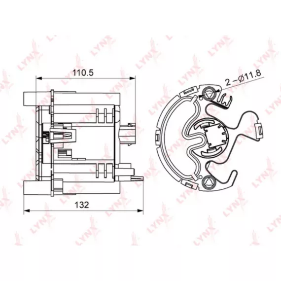 Фильтр топливный погружной TOYOTA 4 Runner 4.0-4.7 USA 02-09 LEXUS GX470 USA 01-09