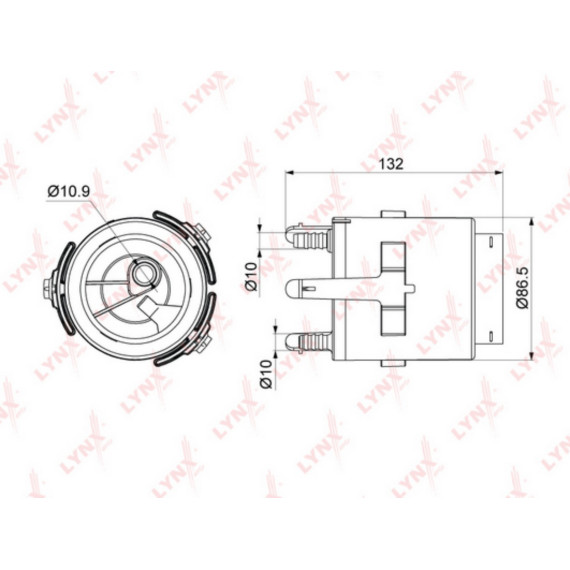 Фильтр топливный погружной TOYOTA Avensis(T25) 1.6-2.4 03-08 / Corolla(E120) 1.4-1.8 02-07