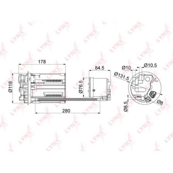 Фильтр топливный погружной TOYOTA Estima/Previa III 2.4-3.5 05>