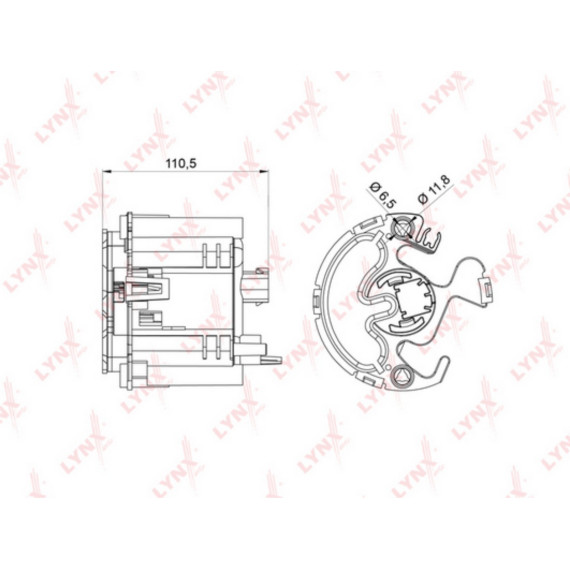 Фильтр топливный погружной TOYOTA Harrier 2.4-3.0 03> / Highlander / Kluger 2.4-3.3 00-07 / Prius(NH