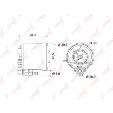 Фильтр топливный погружной TOYOTA Vitz / Belta / Yaris(P90) 1.0-1.5 05> / Hiace(TRH2_) 2.0-2.7 04>
