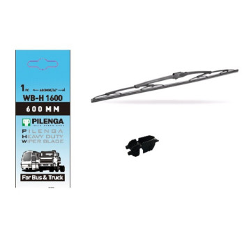 PILENGA Щетка стеклоочистителя каркасная 600mm 9x4 Универсальные