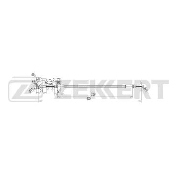 Трос капота Kia Ceed II III 12- Cerato II-IV 09- Hyundai Elantra IV-VI 06- I30 I-III 07-