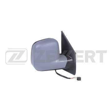 Зеркало в сборе правое / грунтованное / выпуклое / эл регул / с подогр VW Multivan V 03- Transporte