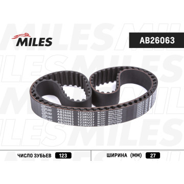 Ремень ГРМ 123RU27