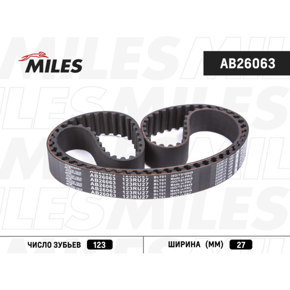 Ремень ГРМ 123RU27